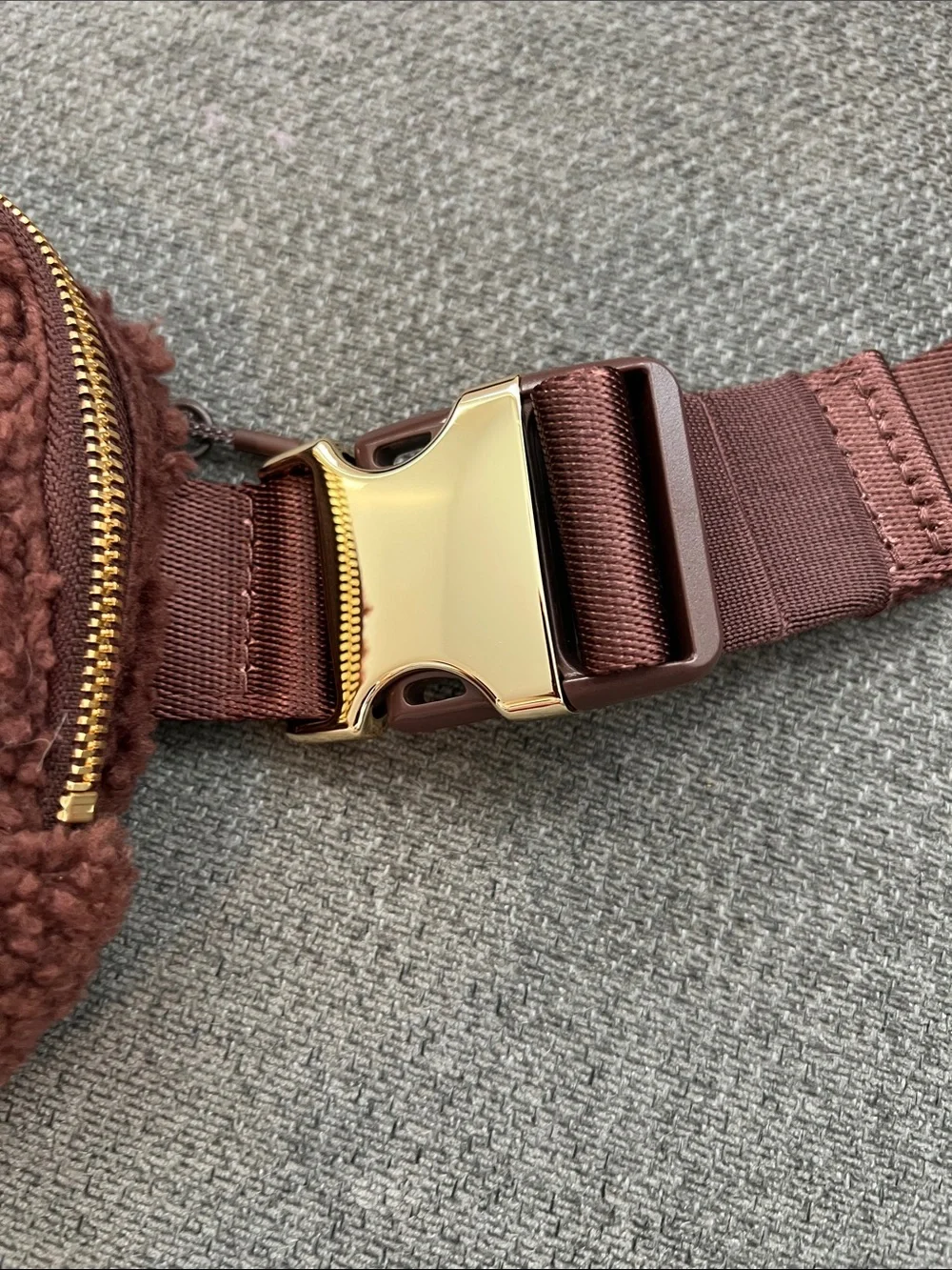 lululemon athletica Brown Sherpa Belt Bag